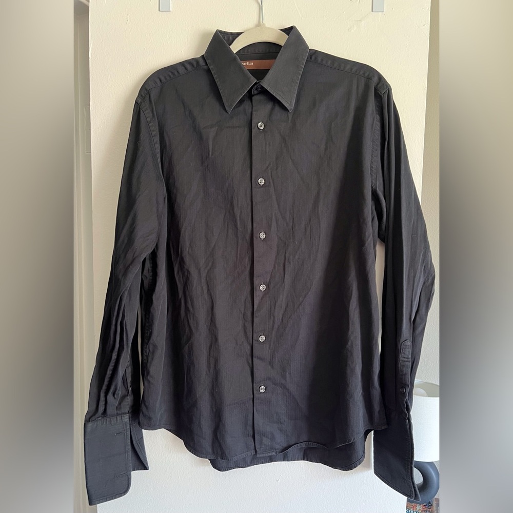 Perry Ellis Black Dress Shirt for Men
